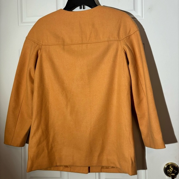NWT Vero Moda Peach Short Wool Blend Coat, Size Small - Picture 2 of 9